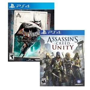 Juego Ps4 Assassin s Creed Unity + Batman Return To Arkham