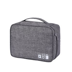 Estuche Organizador de Cables y Accesorios Impermeable Gris