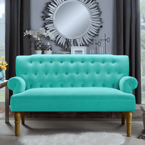 Sofá de 2 Cuerpos Albina Turquesa