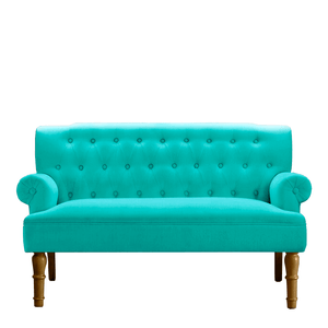 Sofá de 2 Cuerpos Albina Turquesa
