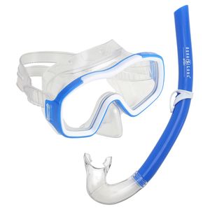Combo Máscara y Snorkel Aqua Lung Sport Raccoon Jr Azul