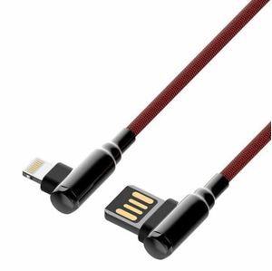 Cable Usb Ldnio Ls422 Lightning para Apple Iphone Carga Rápida Gamer Juegos Celulares Color Negro