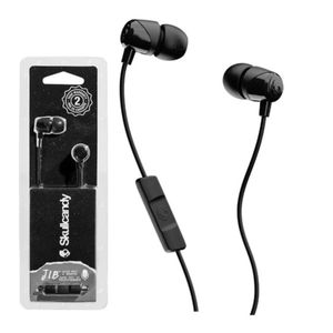 Audífono Skullcandy Jib con Micrófono Deportivo para Ejercicios Color Negro