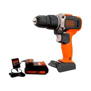 Taladro Percutor 3/8" 20V BCD704C1 Black+Decker