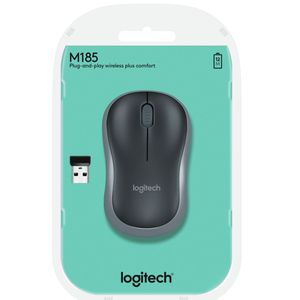 Mouse Logitech M185 Wireless Negro