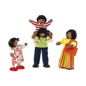 Set de Personajes Voilà Familia Afro Americana  S8661