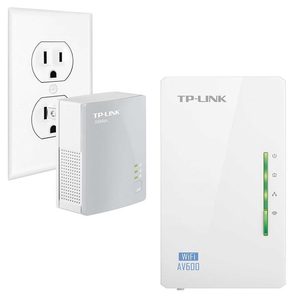 Powerline TP Link TL WPA4220 KIT AV600 300Mbps Real Plaza