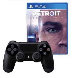 Mando para PlayStation 4 Dualshock Negro + Juego Detroit Become Human