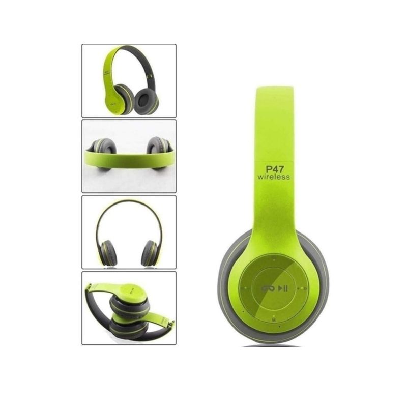 Radio Fm Auriculares Inalambricos P47 Auricular Bluetooth Vincha