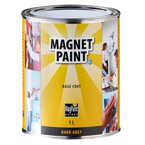 Pintura Magnética MagPaint MagnetPaint  Gris 1L Textura Ligeramente Rugosa