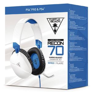 Audífono Gamer Turtle Beach Recon 70 Ps4 Xbox PC Nintendo Switch Blanco