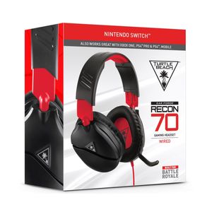 Audífono Gamer Turtle Beach Recon 70 Ps4 Xbox PC Nintendo Switch Rojo