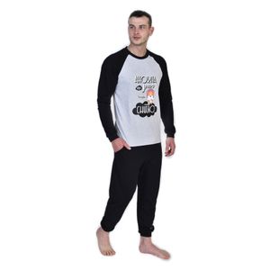 Pijama Algodón de Varón DZ TRENDY Alexis Gris