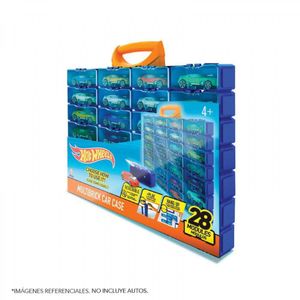 Carro Hot Wheels Car Case Multimodular 28 Pcs