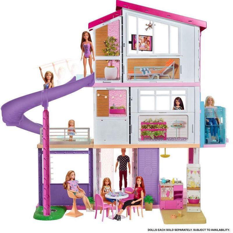 Juguete Barbie Mega Casa de los Sueños Real Plaza
