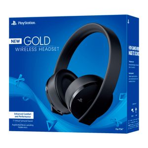 Audífonos PlayStation Gold Wireless Headset Inalambrico Negro