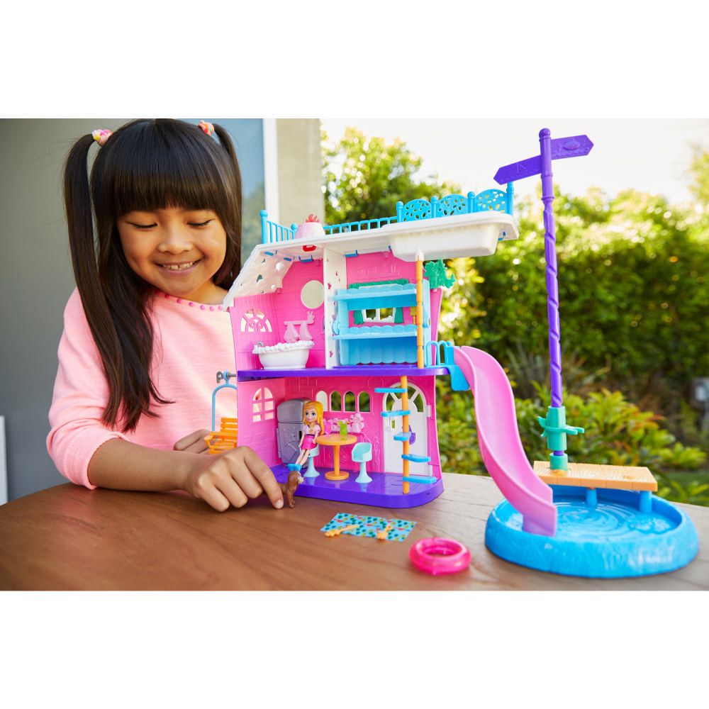 Juguete Polly Pocket Casa Del Lago De Polly Real Plaza