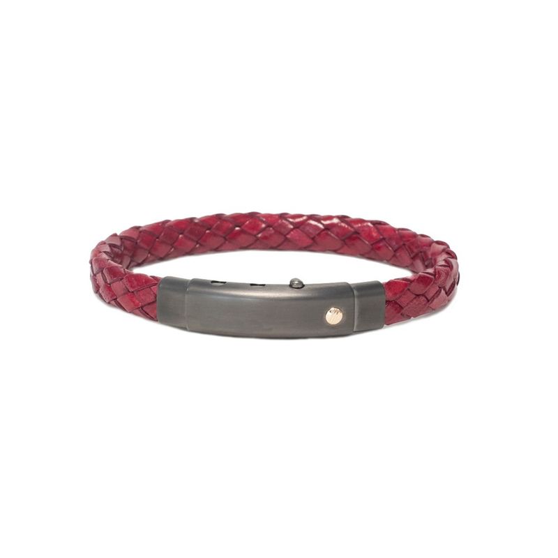 Pulsera Borsari Audace Pelle Rojo 251063