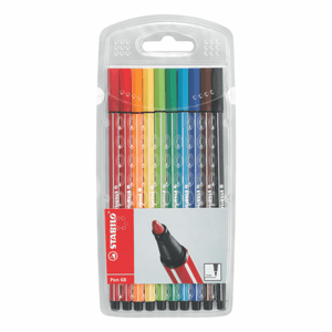 Rotulador Stabilo Pen 68 Estuche de Plástico x 10 Unidades 6810-Pl