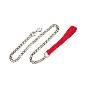 Correa de Metal para Perros Titan 2 mm Rojo
