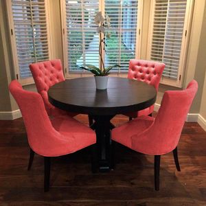 Juego de comedor de 4 sillas Ávila Home Premium Rojo