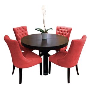 Juego de comedor de 4 sillas Ávila Home Premium Rojo