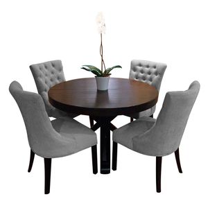 Juego de comedor de 4 sillas Ávila Home Premium Gris