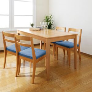 Juego de comedor de 4 sillas Marcelo Home Premium Azul