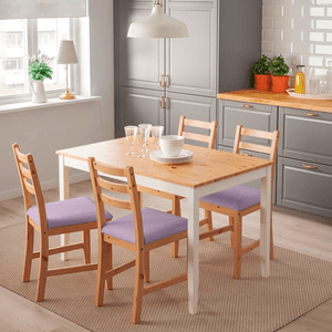 Juego de comedor de 4 sillas Denver Home Premium Lila