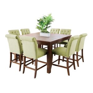 Juego de comedor de 8 sillas Manolo Home Premium Verde