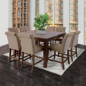 Juego de comedor de 8 sillas Manolo Home Premium Beige