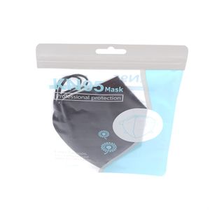 Mascarilla Kn95 3D FFP2 5 Capas Color Negro por 10 Und