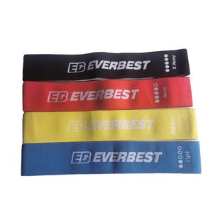 Pack Bandas x4 Latex Natural EverBest Entrenamiento Piernas Sentadillas