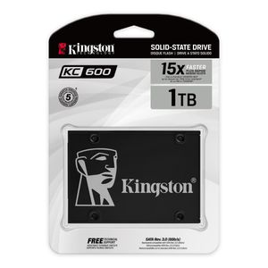 Disco Sólido Kingston KC600 1024GB SSD 2.5" 3D TLC, Cifrado XTS-AES de 256 bits