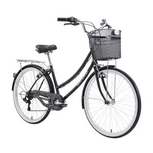 Bicicleta Oxford Cyclotour 6V M Negro Aro 26 Negro/Blanco