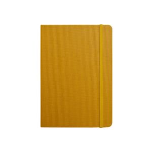 Libreta Moustachine Classic Lino Flex Amarillo Mediano Cuadriculado