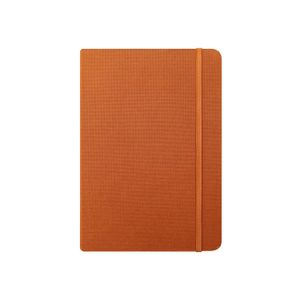Libreta Moustachine Classic Lino Flex Ocre Mediano Blanco