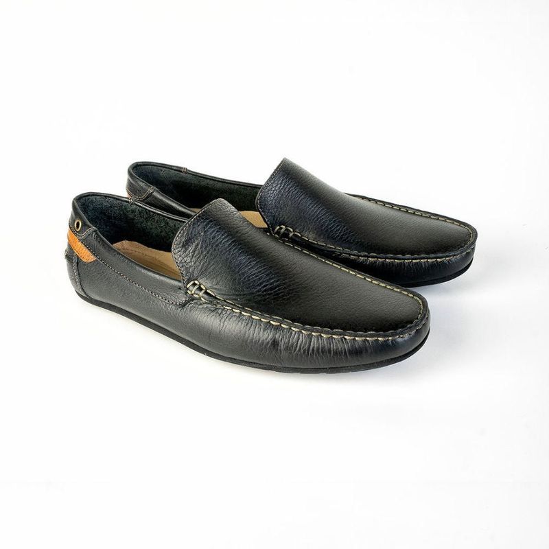 Mocasines Dauss Hombre 5505 Negro Real Plaza