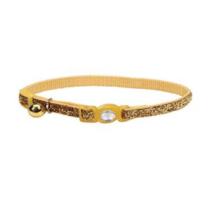 Collar para Gatos Coastal Safe Cat Brillantes Oro