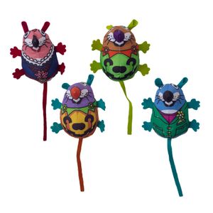 Juguete para Gatos .Pet Ratón de La Pandilla Loca
