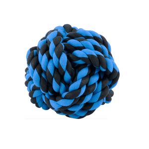 Juguete para Perros Multipet Nudo de Soga 7 cm Azul Small