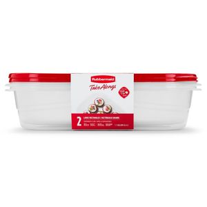 Pack x2 Taper Hermetico Rubbermaid Takea Longs 4,4 L