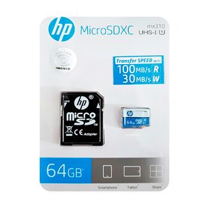Memoria Micro SD HP 64GB Clase 10 Uhs-I 100mbs