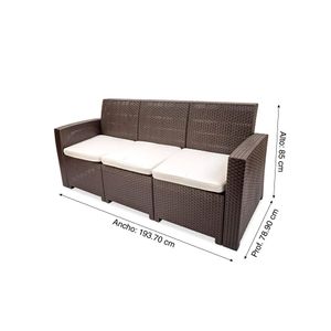 Sillón Tavarua 3 Cuerpo Mod. Ratan