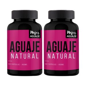 Pack 02 Frascos Aguaje Natural Mujer Aguaje 100 Capsulas