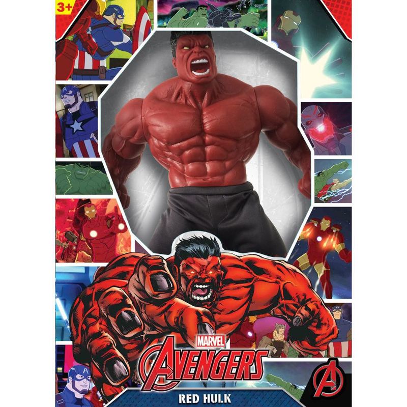 Figura de accion Hulk rojo Real Plaza
