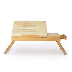 Mesa para Laptop Sami Store con Cajón de Madera Pino