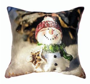Cojín Navideño Greeta Otto Frosty Blanco