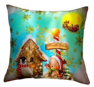 Cojín Navideño Greeta Otto Pingue y Osito Blanco