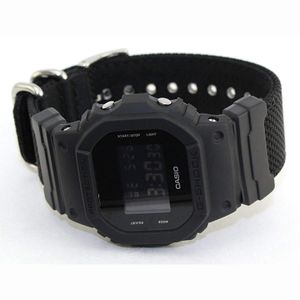 Reloj Casio G-Shock DW5600BBN-1 Luz de Fondo Correa de Nailon Negro